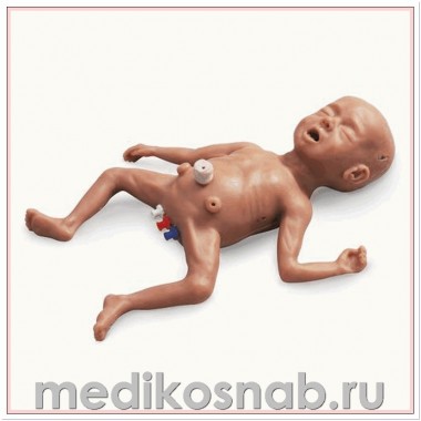 Тренажер недоношенного новорожденного Life/form Micro-Preemie, темная кожа