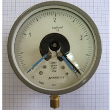 Манометр ДМ-2005-СгУЗ 0-4 электроконтактный показывающий сигнализирующий