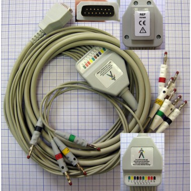 ЭКГ кабель пациента (отведения) FIAB F6746R
